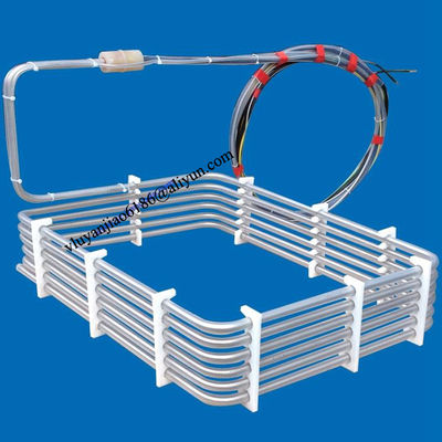 PTFE Industrial Submersible Heater Bottom Heating For Wet Process Tank