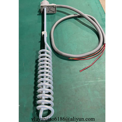 HX Style Spiral Over The Side Teflon Immersion Heater For Corrosive Chemical Heating