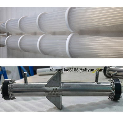 Custom Robust Design PTFE Heat Exchanger With Heavy Duty CPVC Mounting Bracket