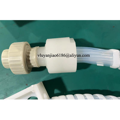 Fluoroplastic Immersion PTFE Heat Exchanger In Chemical Industry Custom Size