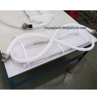 PTFE Immersion Coil Heat Exchanger For Heating Most Aqueous Acid And Alkaline Solutions