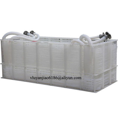 High Efficiency Plate PTFE Chemical Heat Exchanger For Cooling Plating Solutions