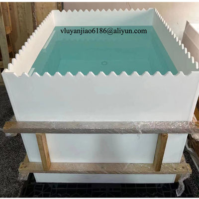 Alkali Resistant Wafer Cleaning PTFE Teflon Processing Welding Tank High Temp Resist