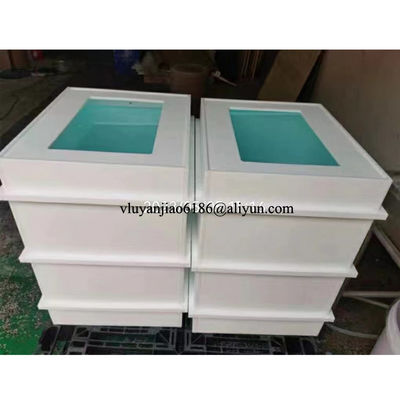 Chemical Resistance Wet Process PTFE Tanks , Semiconductor Industry Teflon Tank