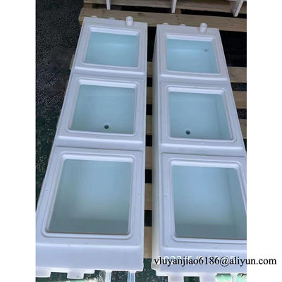 Custom Industrial Integrated PTFE Tank , Wet Chemical Process Tank Anti Corrosive