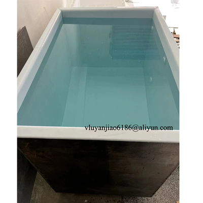PTFE Square Tank Piping Resistant to Strong Acids And Alkalis for Chemical Industry