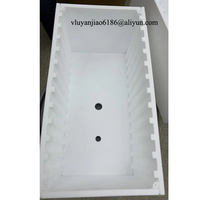 PTFE Etching Wet Process Tank , Semiconductor Industry Teflon Tank For Washing Storage