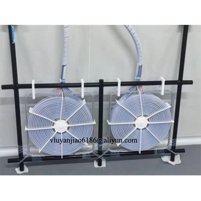 Chemical PTFE Immersion Heaters 400V 24 KW 3 Phase Flat Assembly Coil Shaped 
