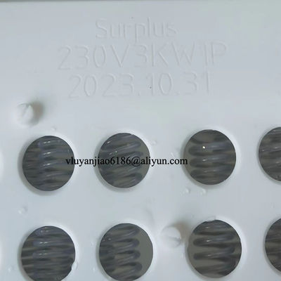 230V 1P 3KW 250x250x40mm PTFE Submersible Heater For Fabricating Semiconductors