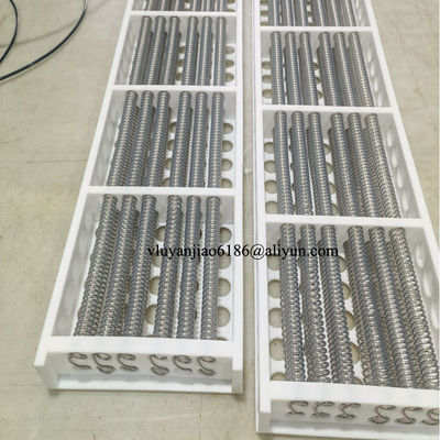 Industrial PFA Immersion Tank Heaters Single Or Three Phase For Photovoltaic
