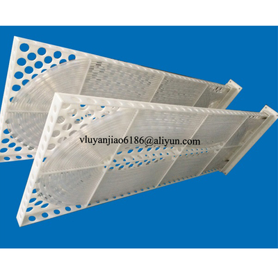 Customizable PTFE Heat Exchanger For Heating And Cooling Highly Corrosive And High Purity Fluids