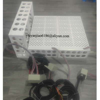 Industrial Electric Process 36KW PFA Immersion Tank Heater